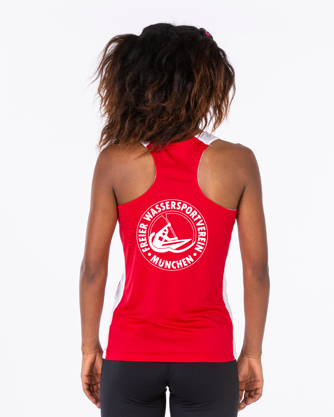 Funktions-Tanktop rot, Damen | Freier Wassersportverein München