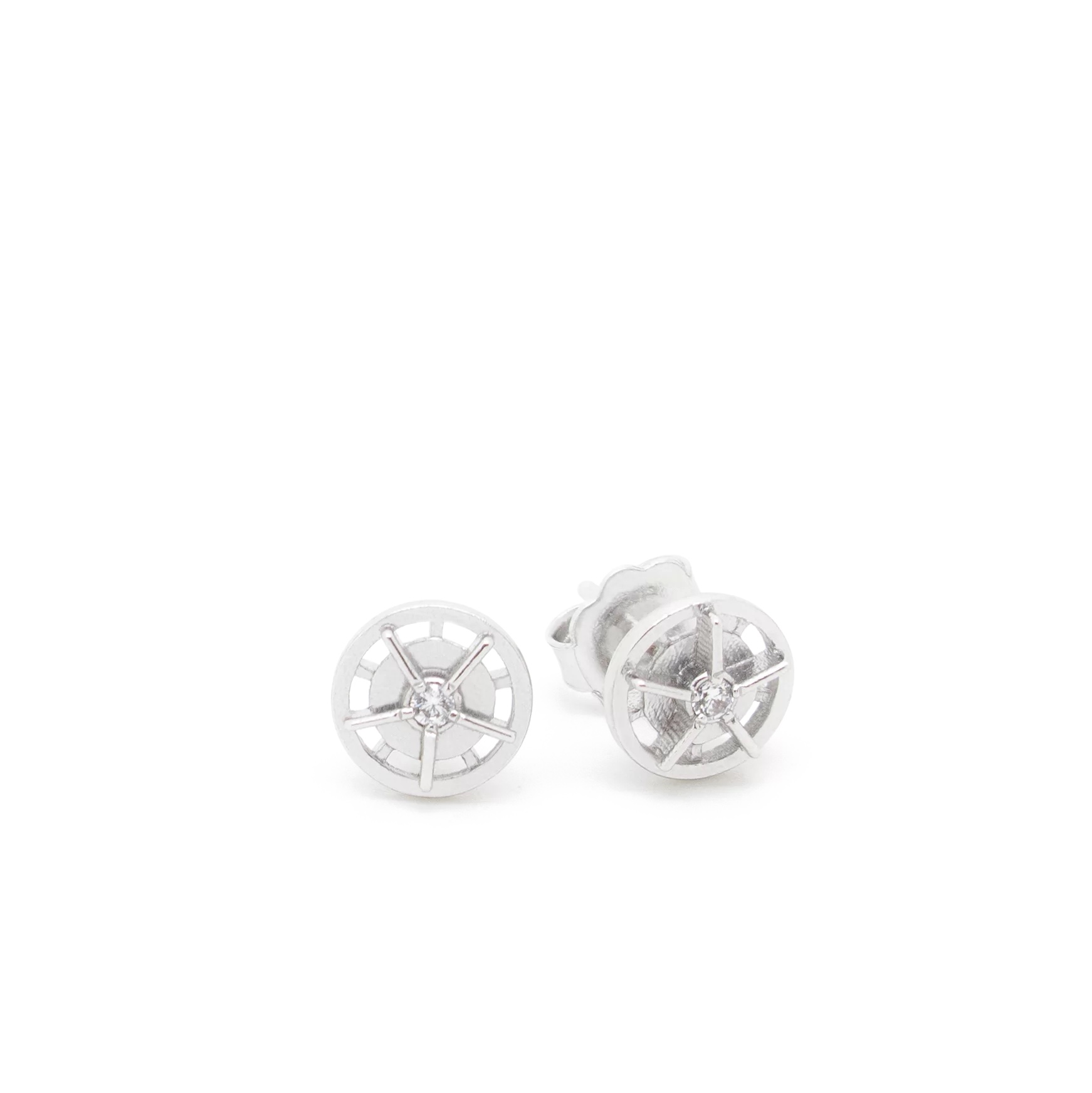 n°137s Floating Ohrstecker - silber | Ossidabile Swim Schmuck