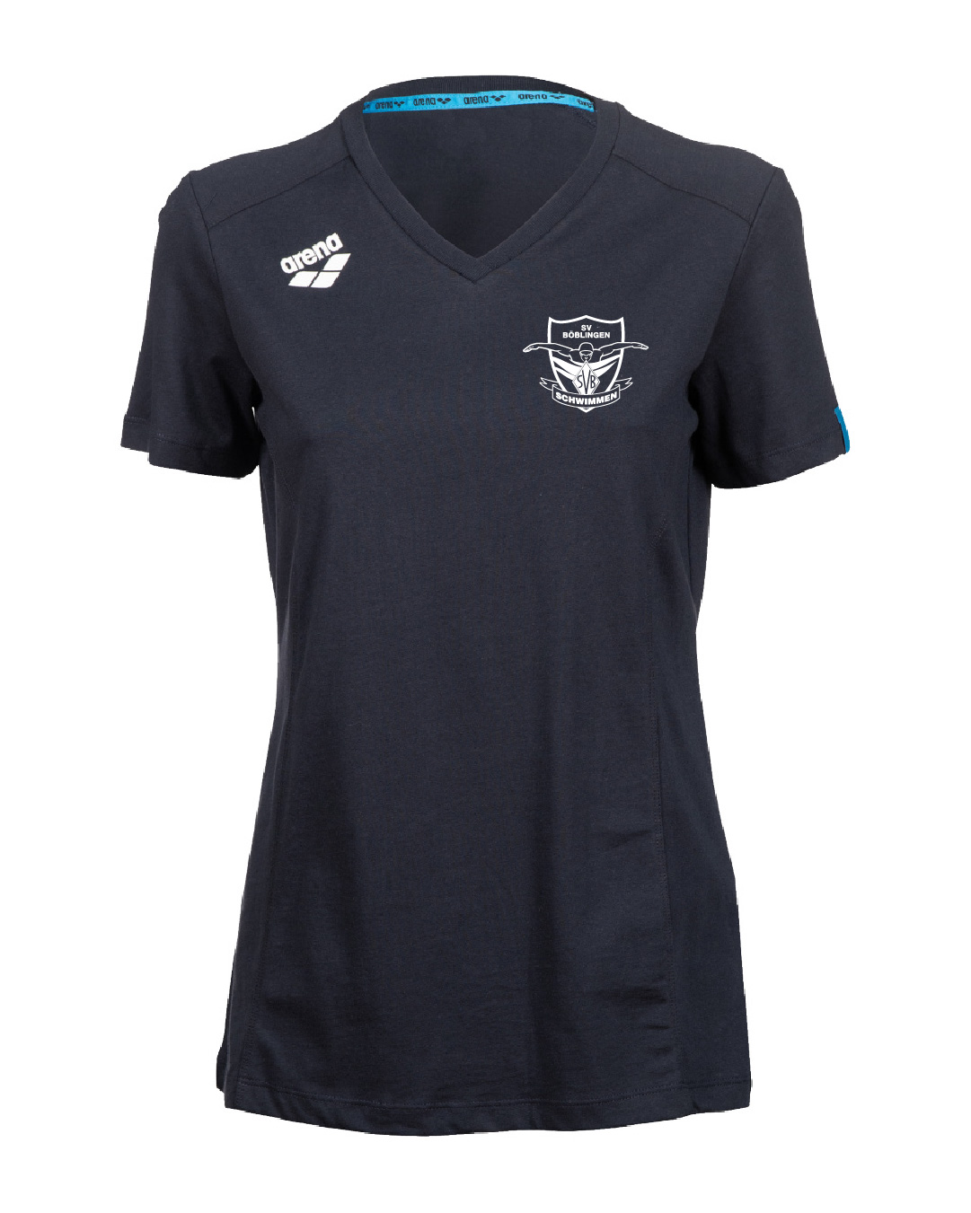 TF_SVBO_ArenaShirt_Damen_navy arena Baumwollshirt Damen | SV Böblingen