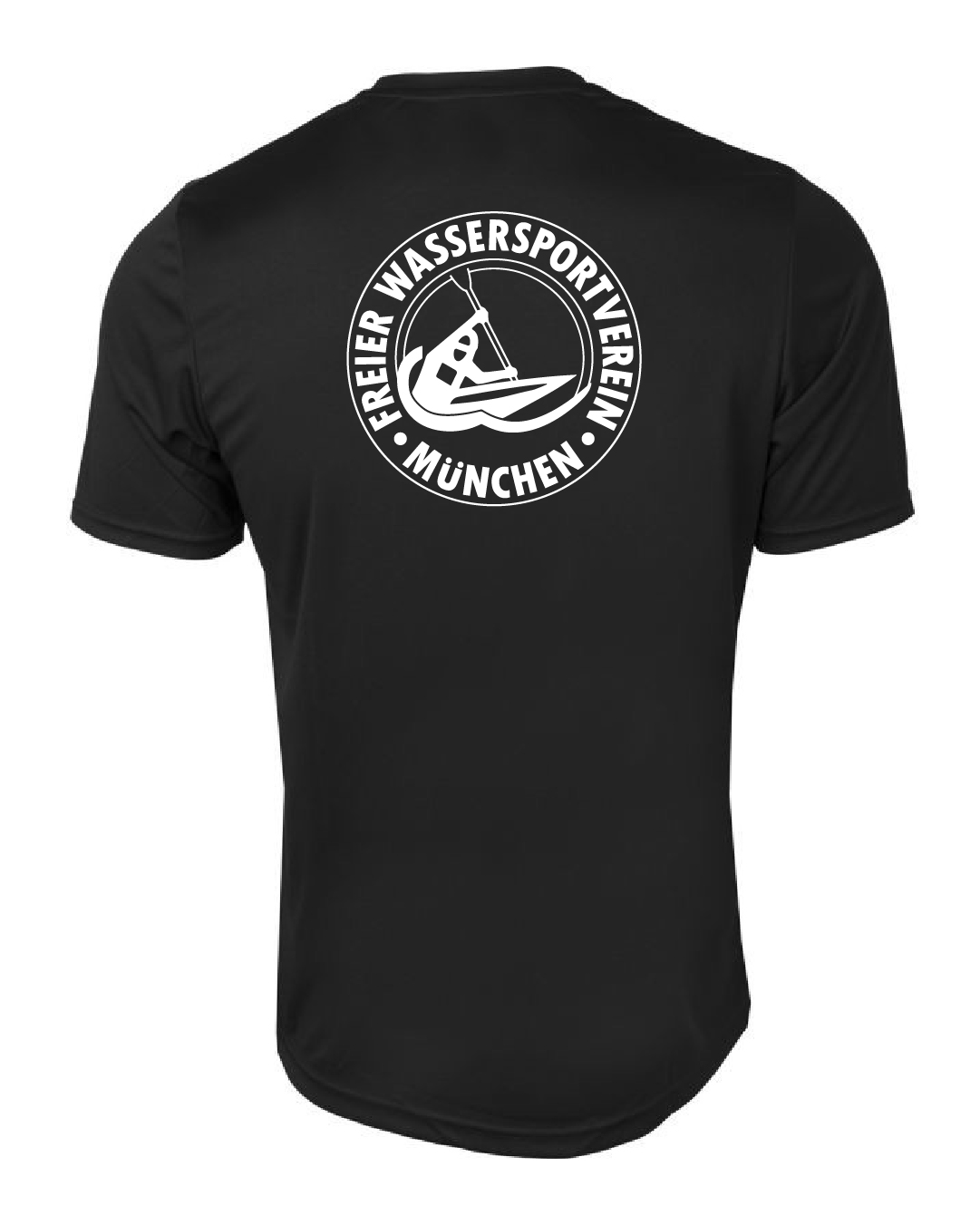 Funktionsshirt schwarz, Erwachsene & Kids | Freier Wassersportverein München Funktionsshirt schwarz, Erwachsene & Kids | Freier Wassersportverein München