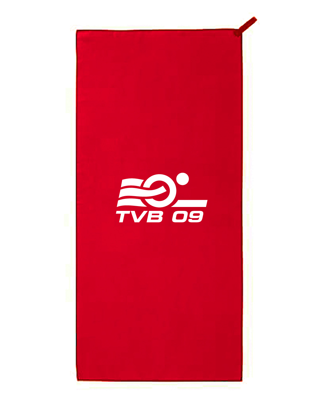 TF_TVB09_Handtuch Mikrofaserhandtuch rot | Triathlon Verein Berlin 09