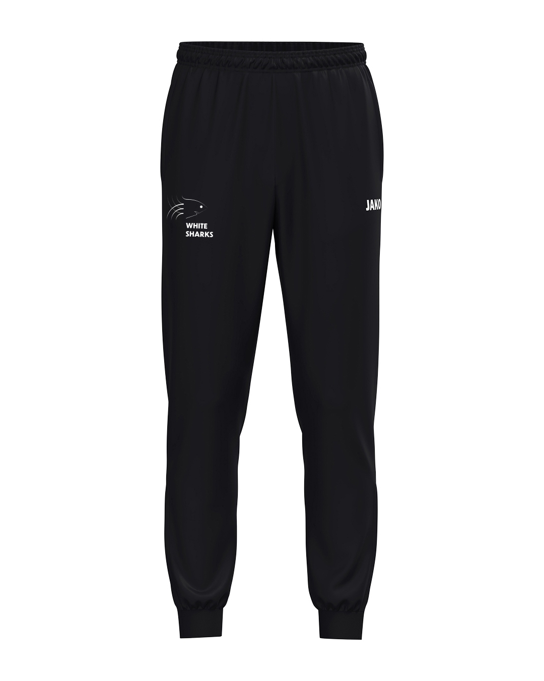 Lange Trainingshose schwarz, Erwachsene & Kids | White Sharks