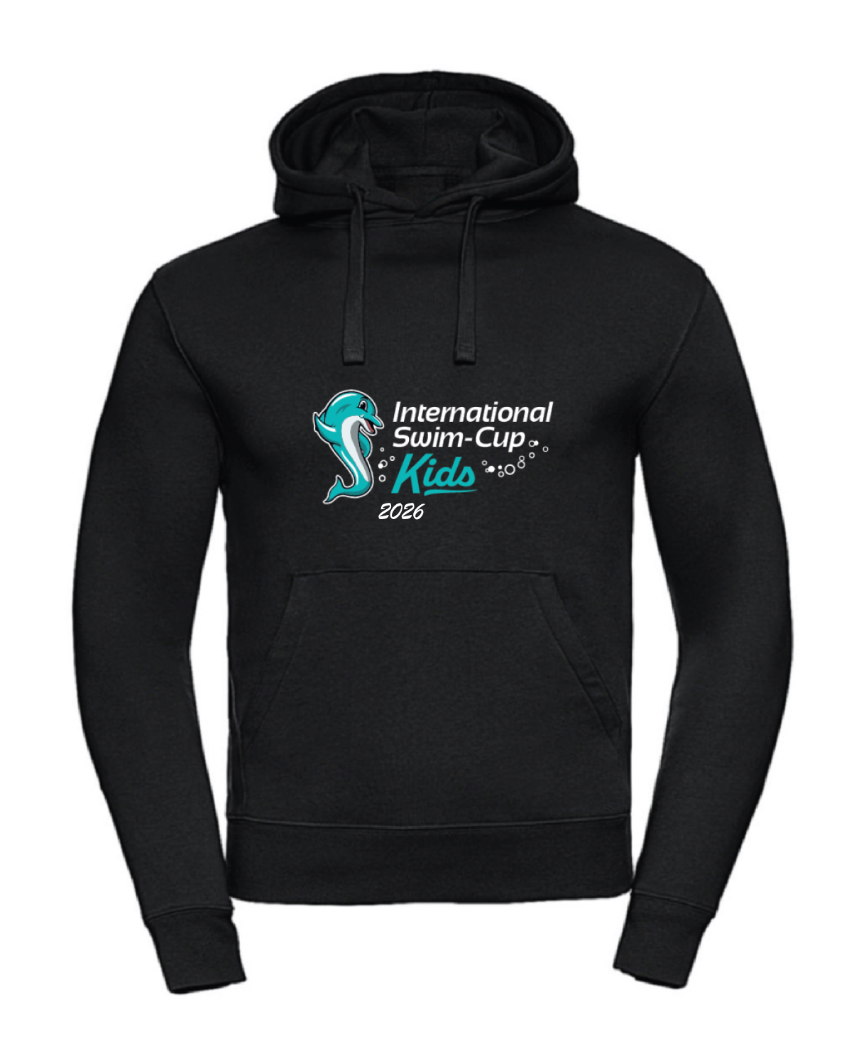 Hoodie Damen-/ Herren & Kids, Schwarz | ISC KIDS Berlin