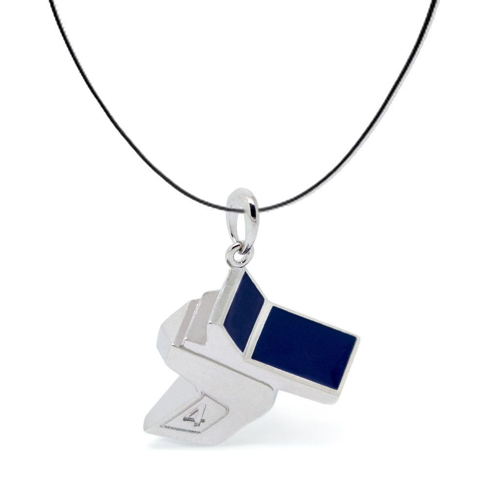 n°120 Kette mit Startblock-Anhänger | Ossidabile Swim Schmuck