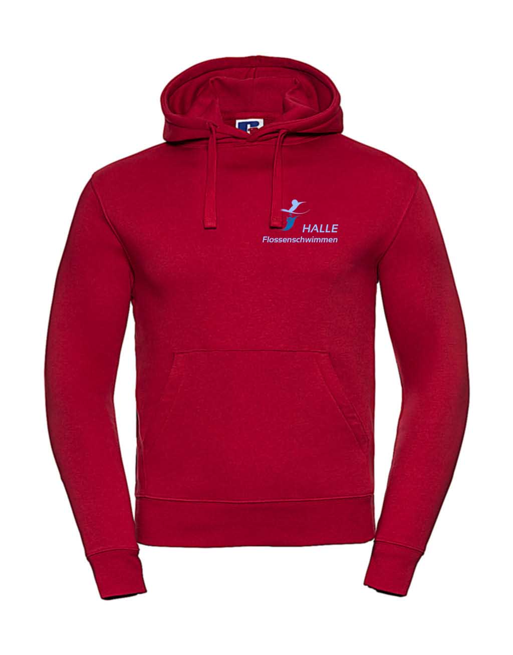 TF_HT_Hoodie_Rot_Vorn Team-Hoodie, rot | Halle Flossenschwimmen