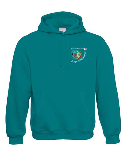 TF_WWM_Hoodie_petrol_vorn Team-Hoodie - petrol | Wasserwacht Meiningen