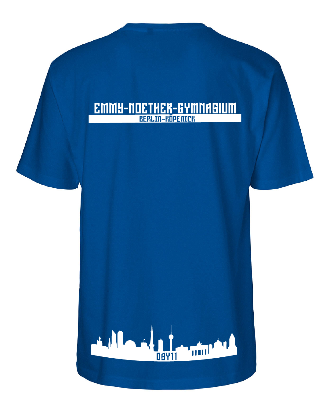 Shirt blau, Erwachsene & Kids | Emmy-Noether-Gymnasium Berlin