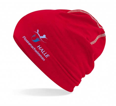 TF_HT_Muetze_Rot Sport Beanie, rot | Halle Flossenschwimmen