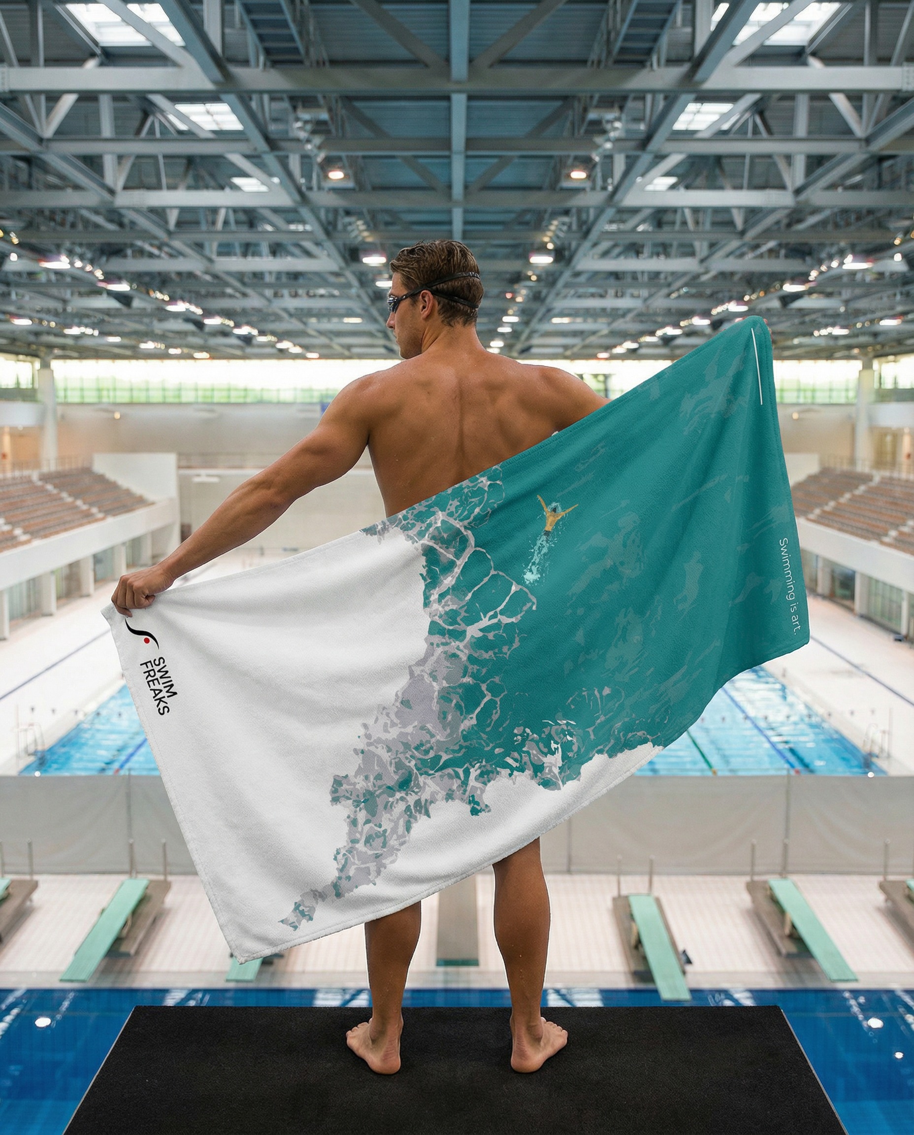 "Swimmers' Bay" Handtuch | Limitierte Auflage