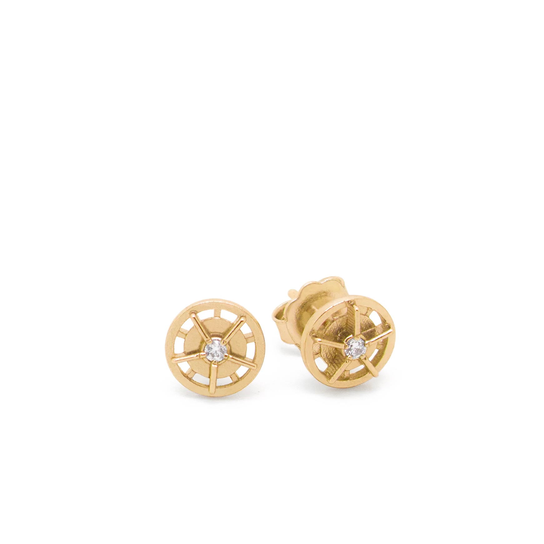 n°137g Floating Ohrstecker - golden | Ossidabile Swim Schmuck