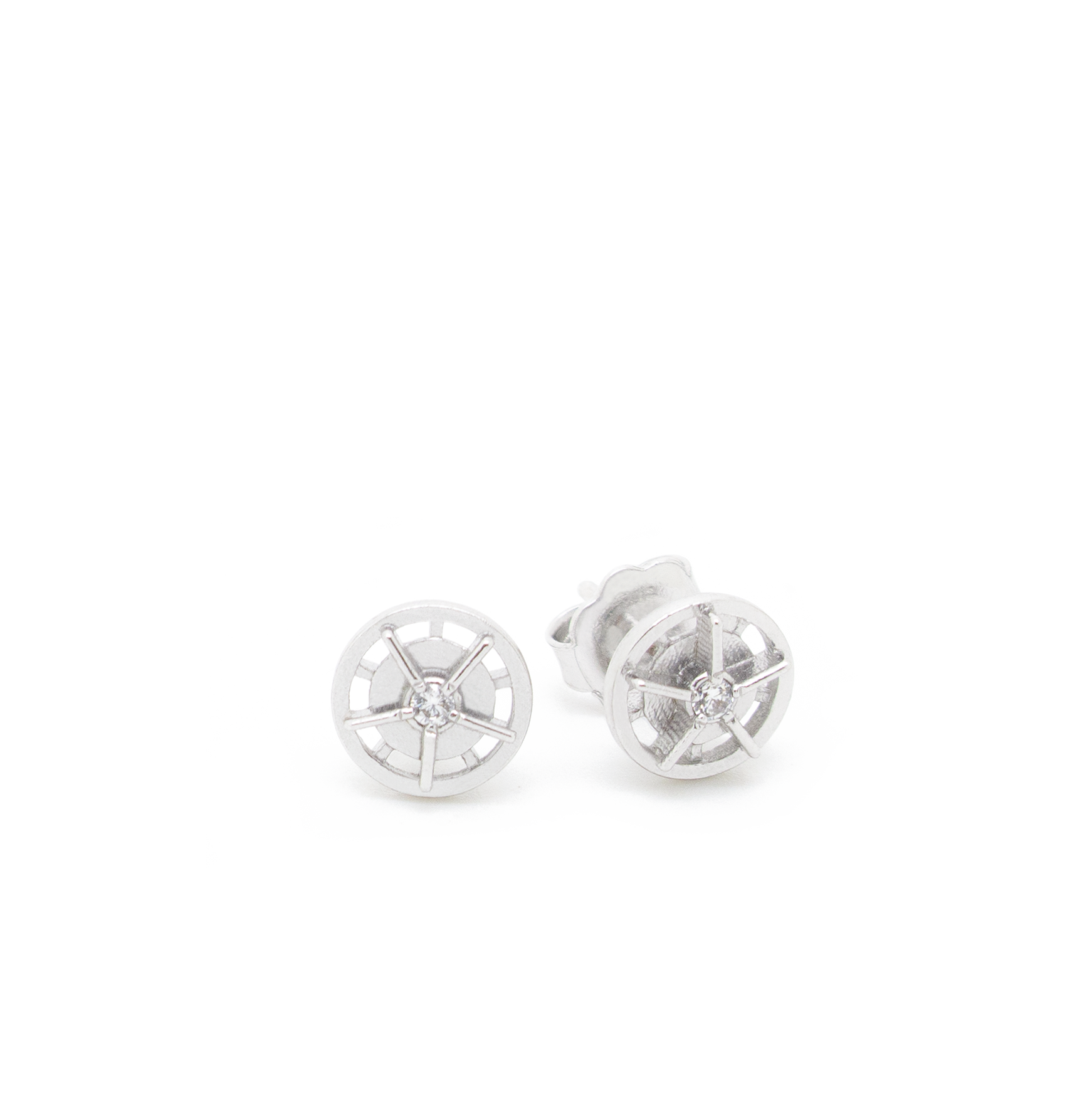n°137s Floating Ohrstecker - silberfarben | Ossidabile Swim Schmuck