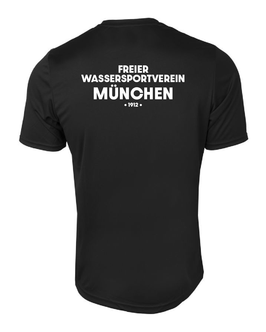 Funktionsshirt schwarz, Erwachsene & Kids | Freier Wassersportverein München