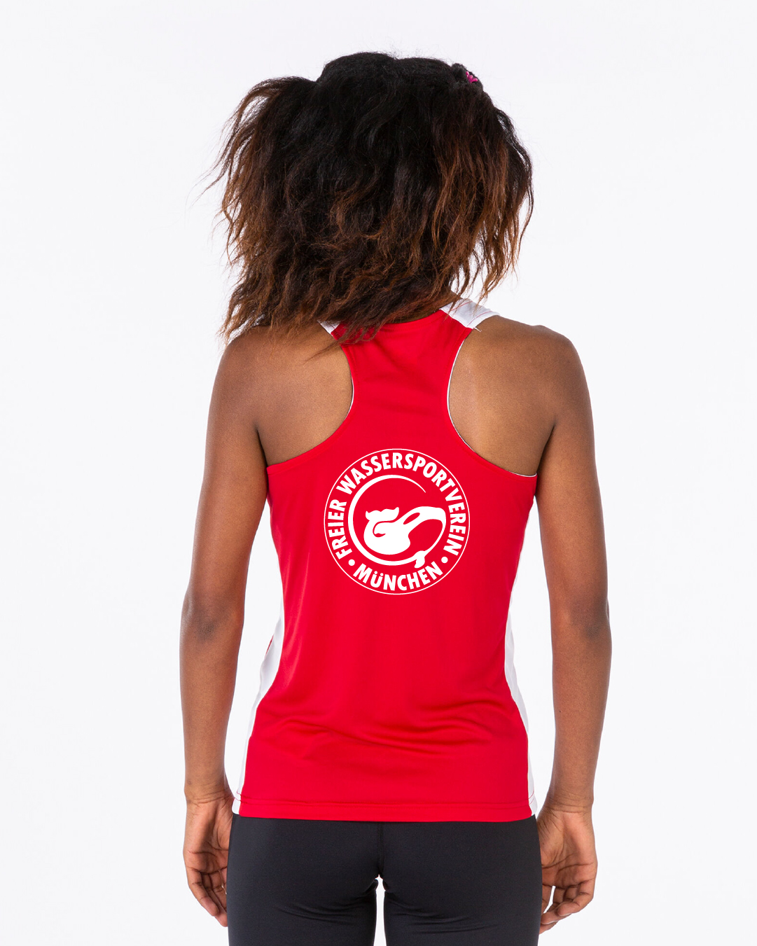 Funktions-Tanktop rot, Damen | Freier Wassersportverein München
