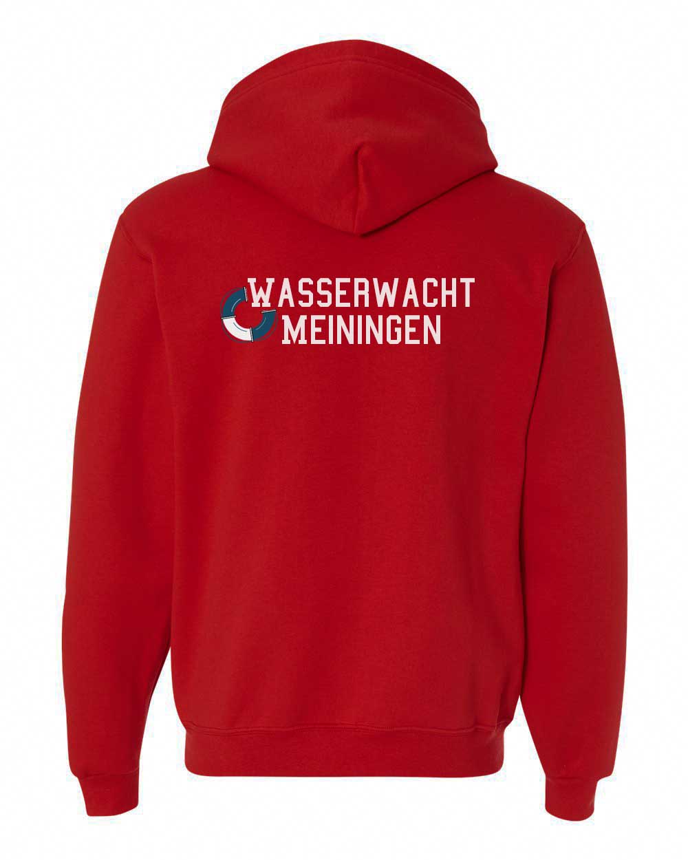 TF_WWM_Hoodie_Rot_hinten Team-Hoodie - rot | Wasserwacht Meiningen