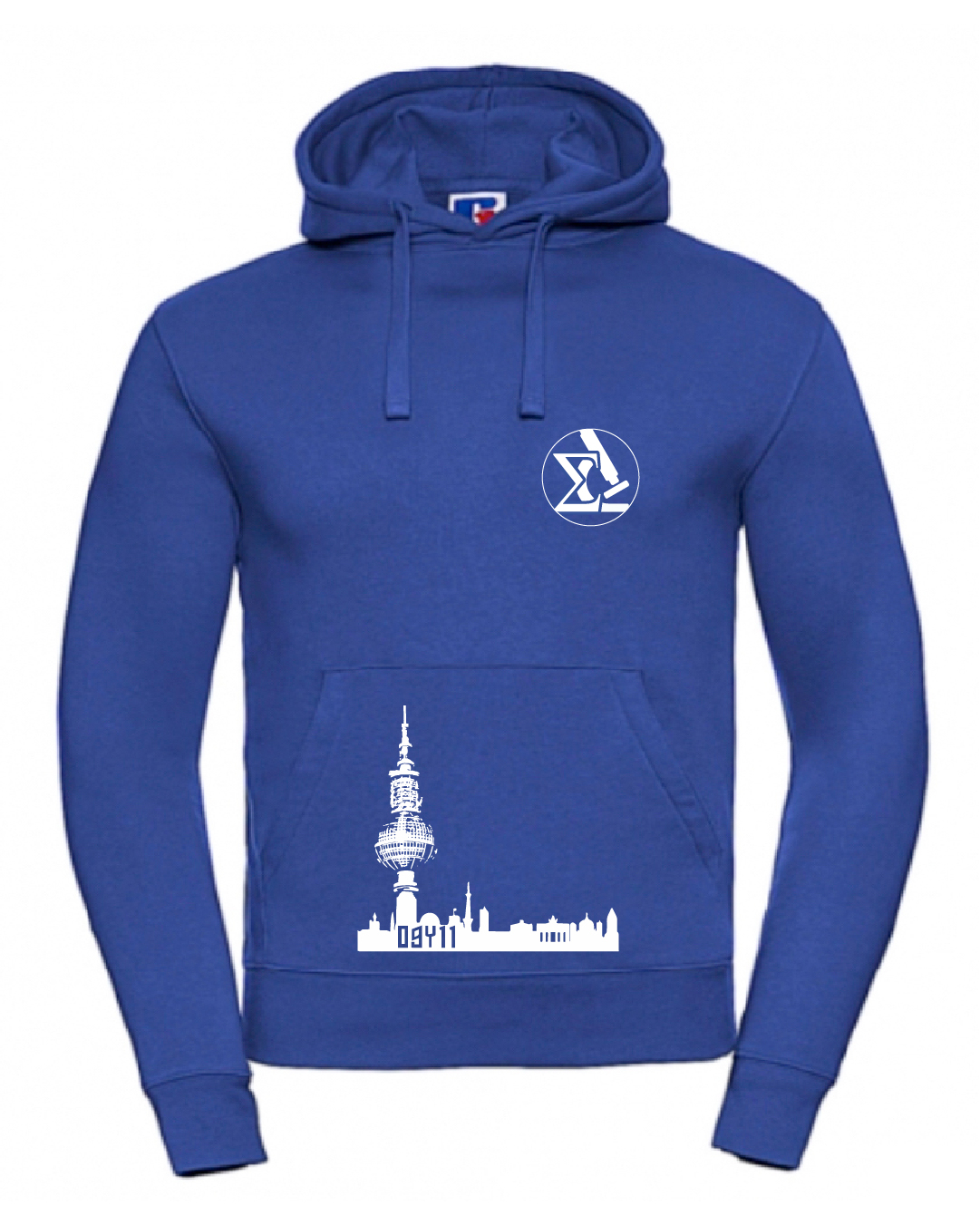 Hoodie blau, Erwachsene & Kids | Emmy-Noether-Gymnasium Berlin