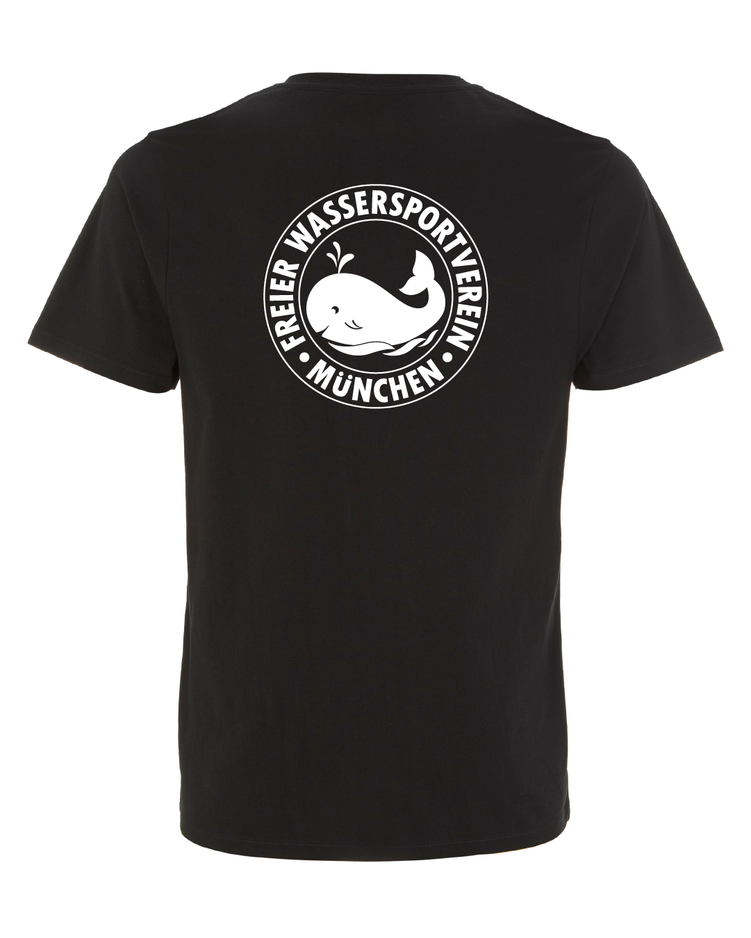 Baumwollshirt schwarz, Erwachsene & Kids | Freier Wassersportverein München