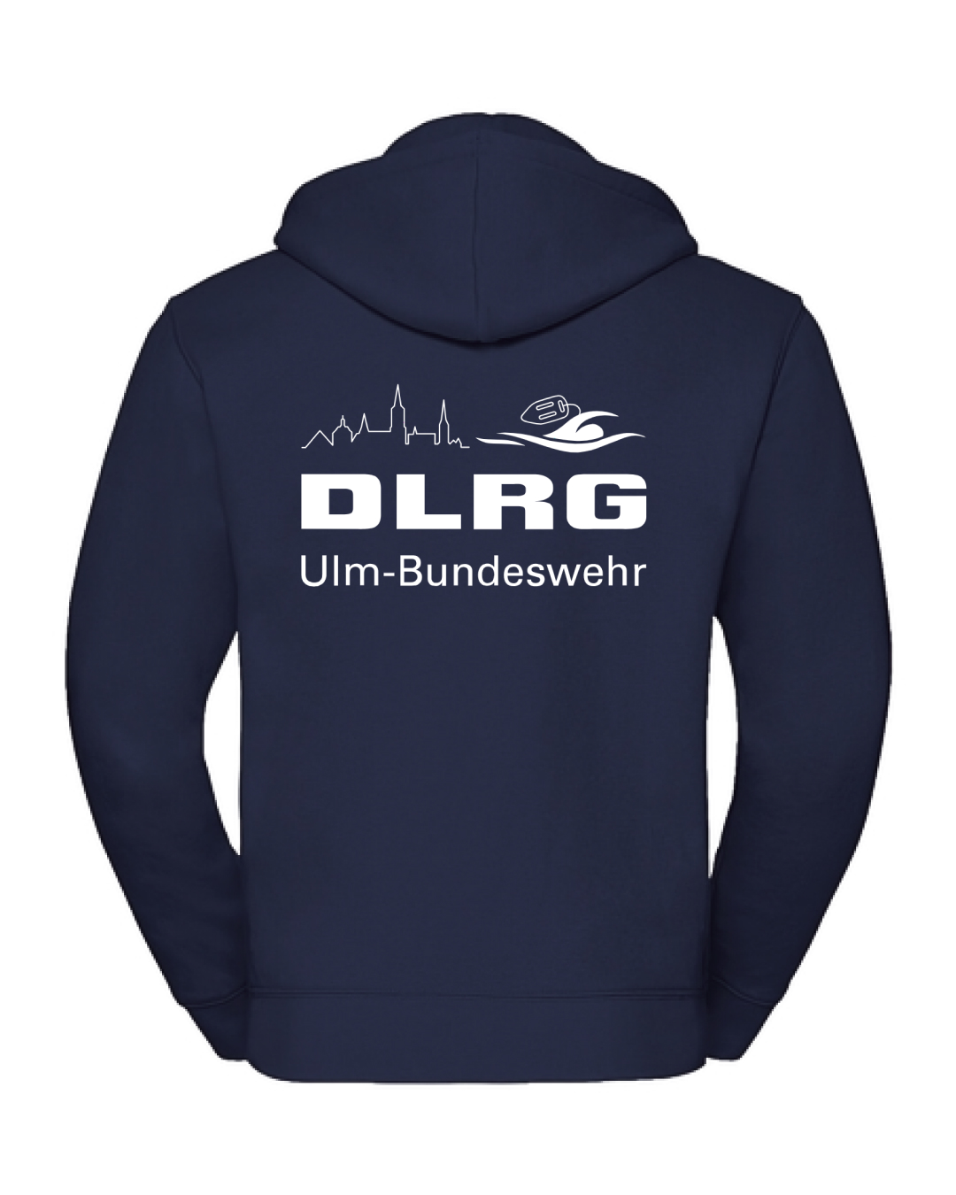 Kapuzenjacke navy Erwachsene und Kids | DLRG Ulm-Bundeswehr
