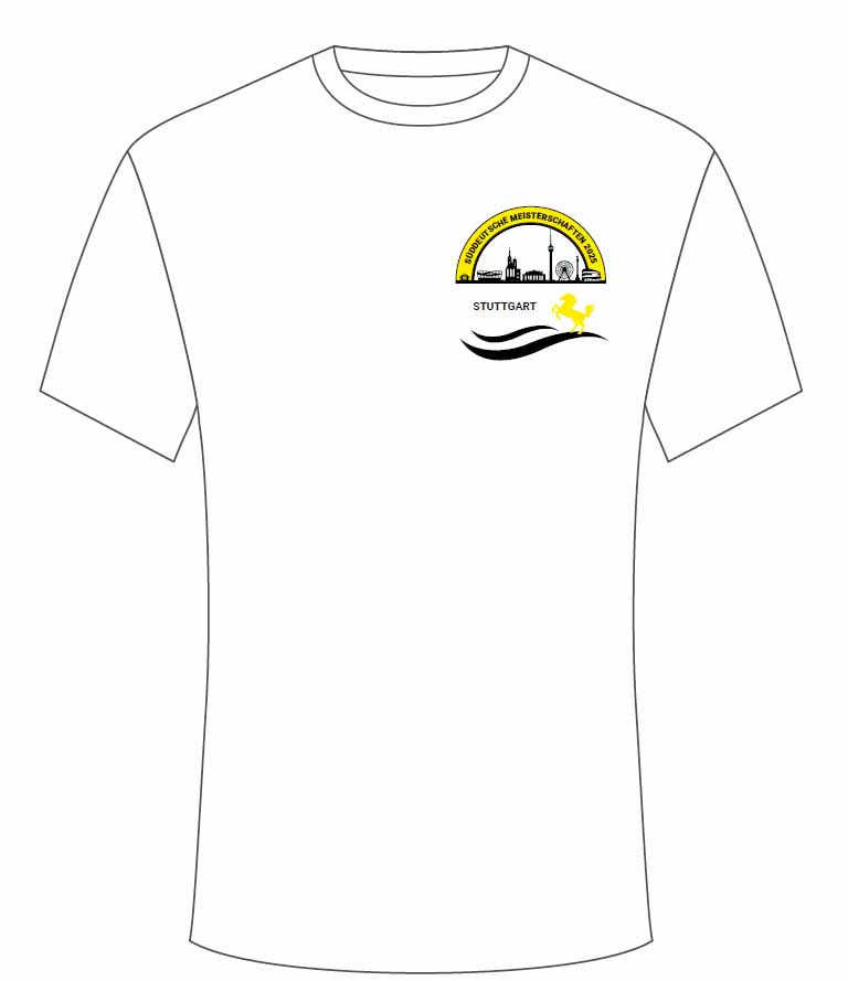 T-Shirt, weiß | Süddeutsche Meisterschaften 2025