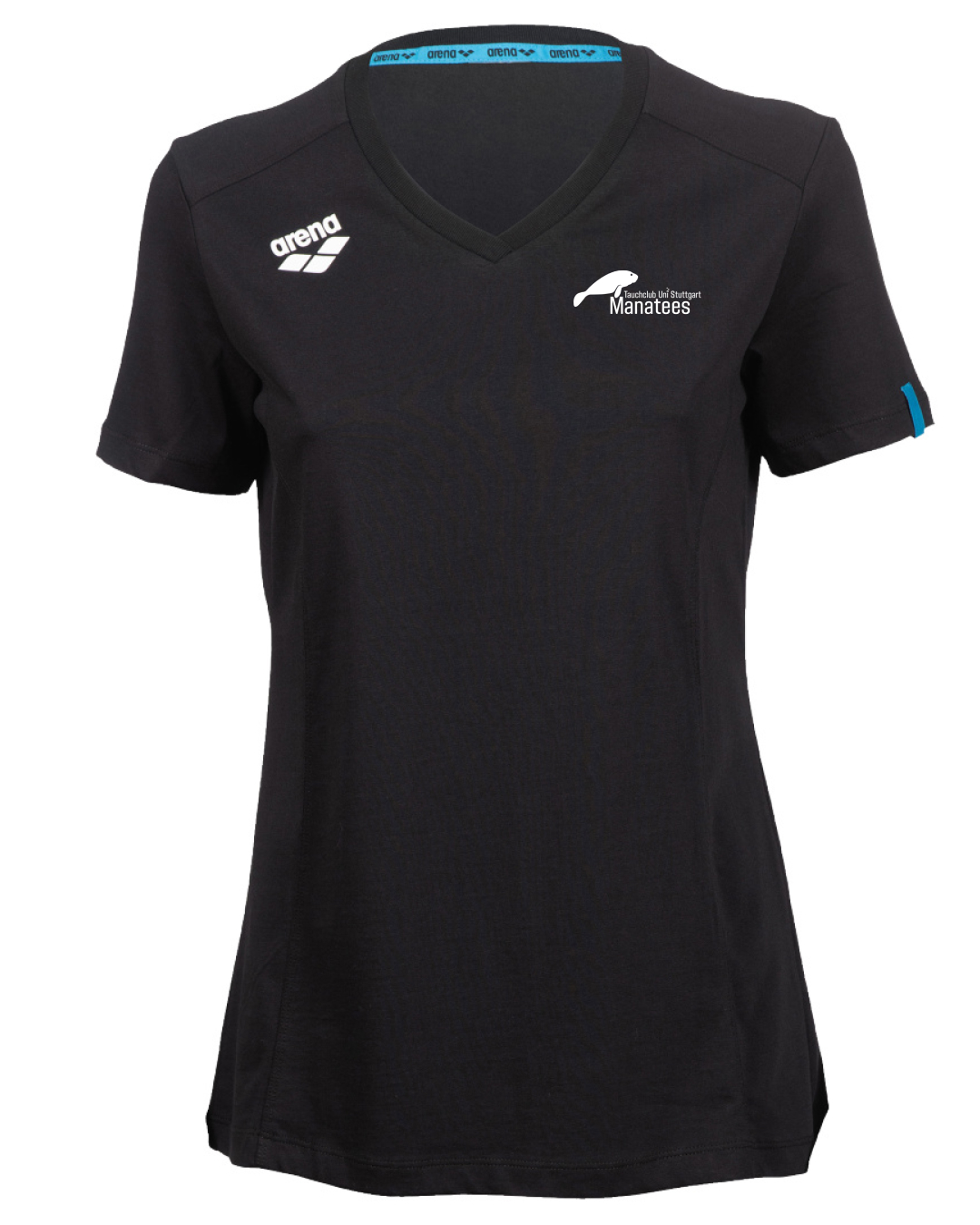 Shirt mit V-Ausschnitt arena, Damen | Tauchclub Uni Stuttgart Manatees