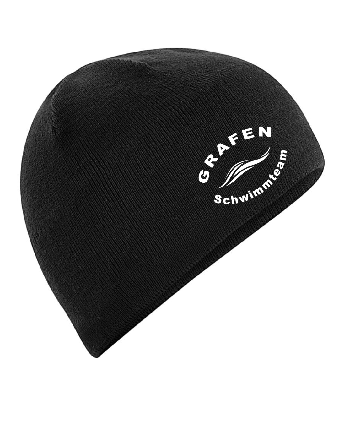 Team Beanie schwarz | Grafen Schwimmteam