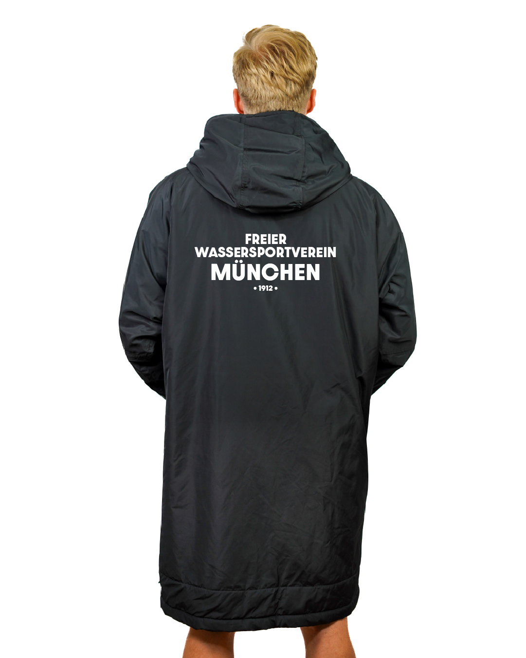 Wärmemantel schwarz, Erwachsene & Kids | Freier Wassersportverein München