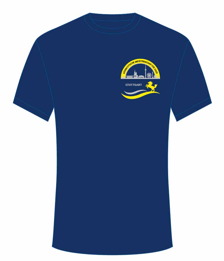 T-Shirt , blau | Süddeutsche Meisterschaften 2025