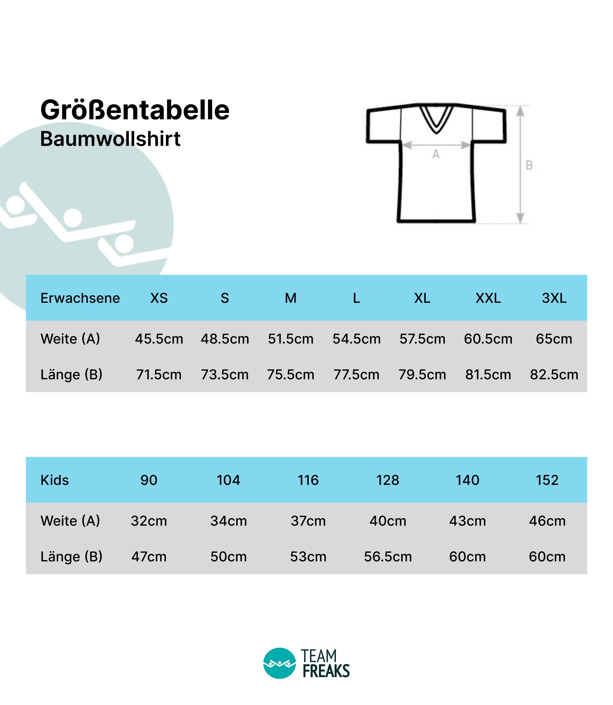 Baumwollshirt, Erwachsene & Kids | SC Seevetal