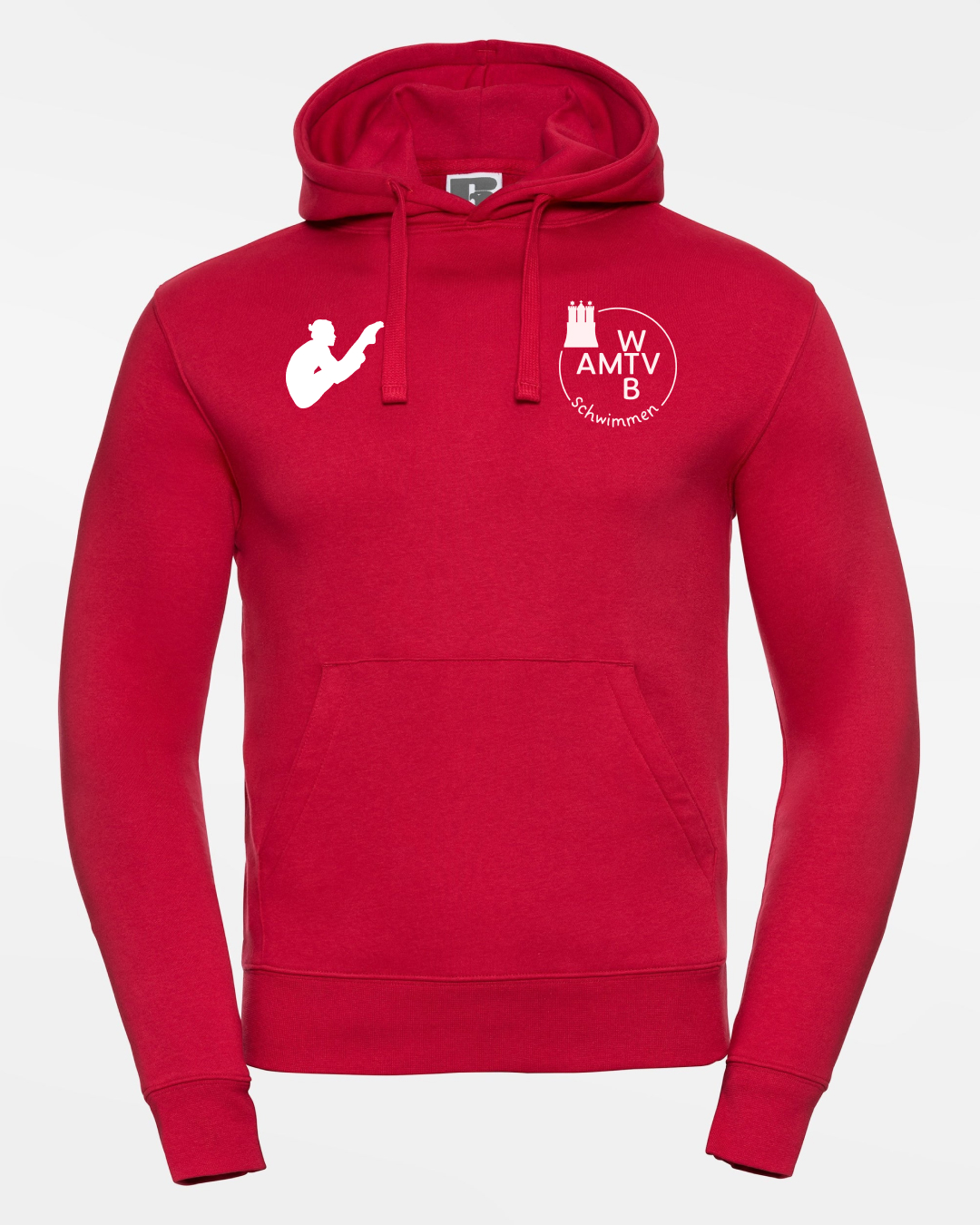 Hoodie rot, Erwachsene & Kids | AWV 09 | Wasserspringen