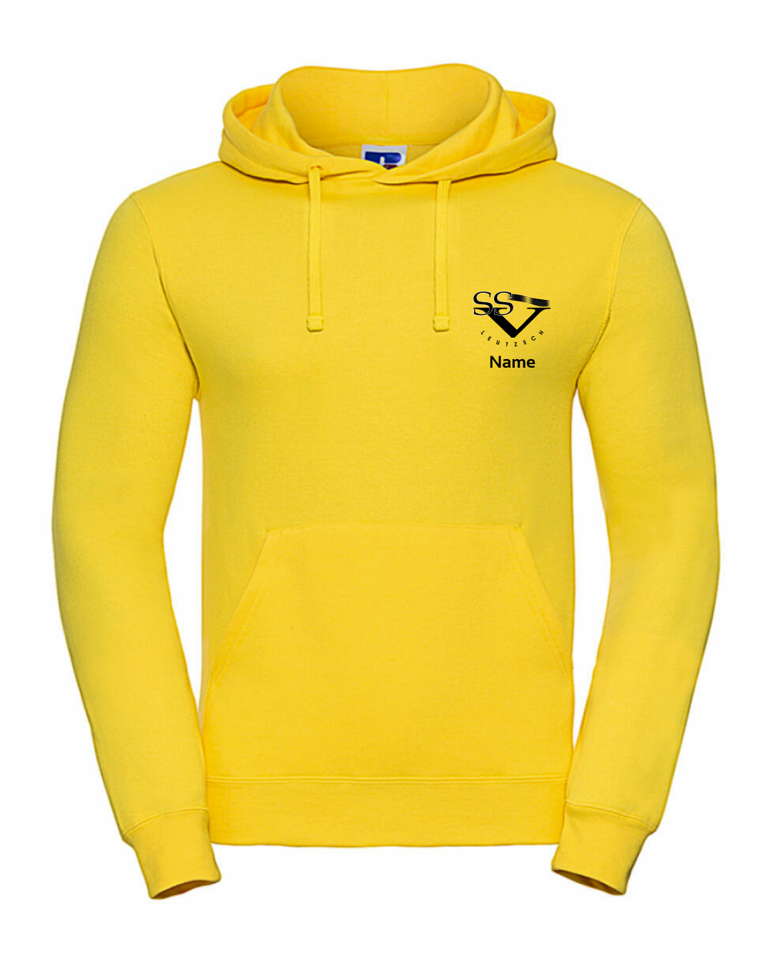 Kapuzenpullover gelb/schwarz, Erwachsene & Kids | SSV Leutzsch