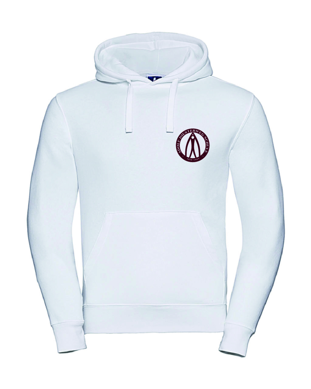 TF_DWST_Hoodie_weiss Hoodie weiß Erwachsene und Kids | Diesterwegschule Stendal