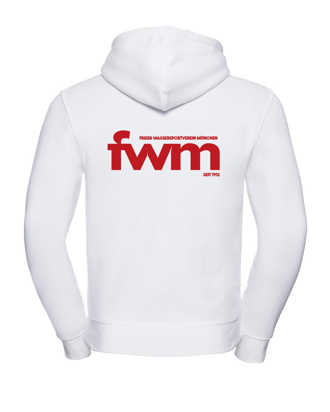 Hoodie weiß, Erwachsene & Kids | Freier Wassersportverein München