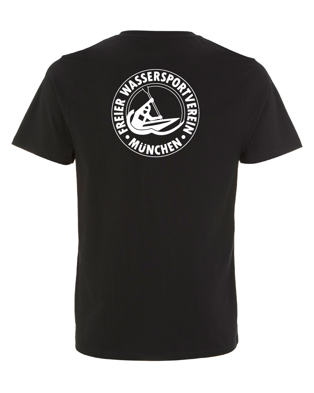 Baumwollshirt schwarz, Erwachsene & Kids | Freier Wassersportverein München