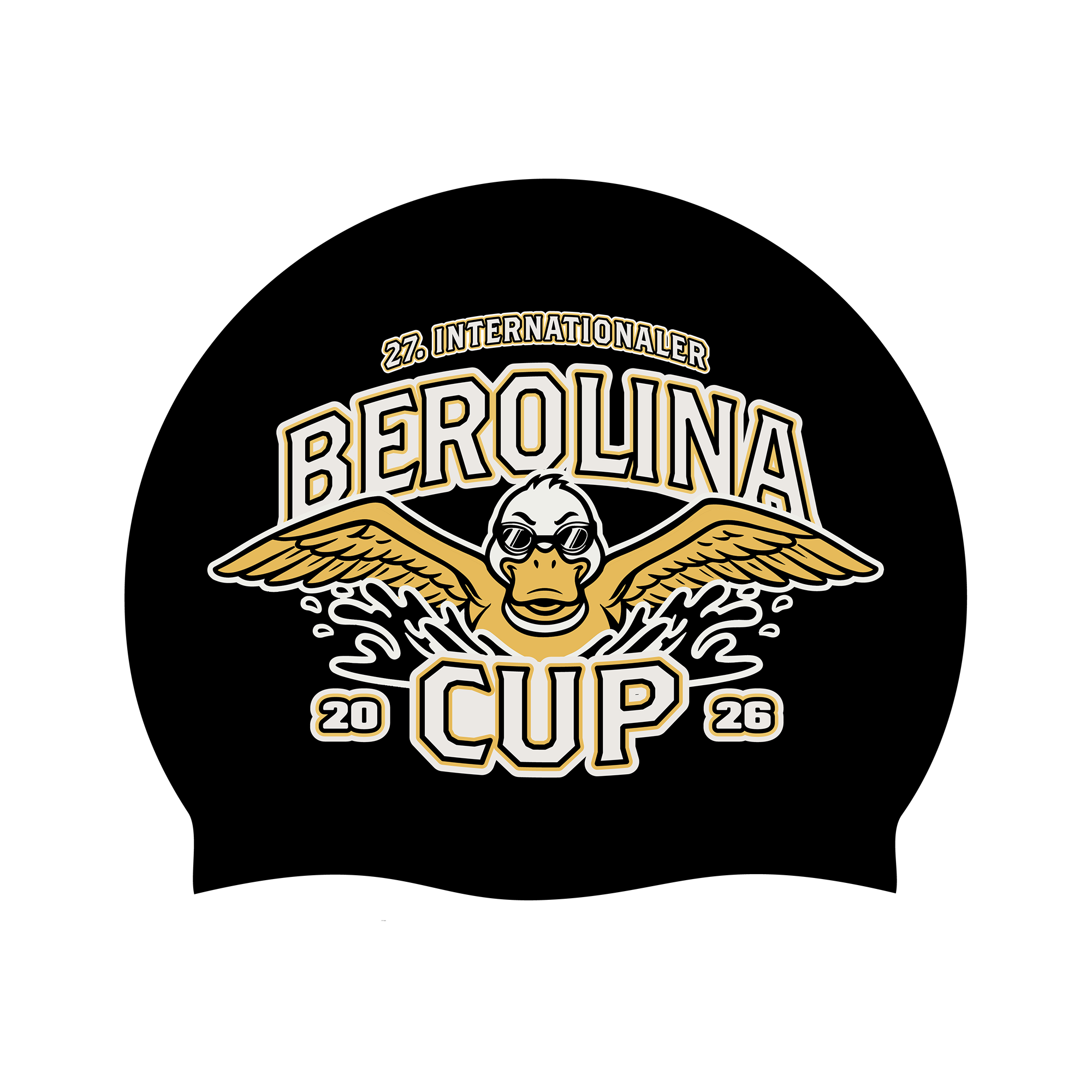 Badekappe schwarz | SV Berolina Cup 26