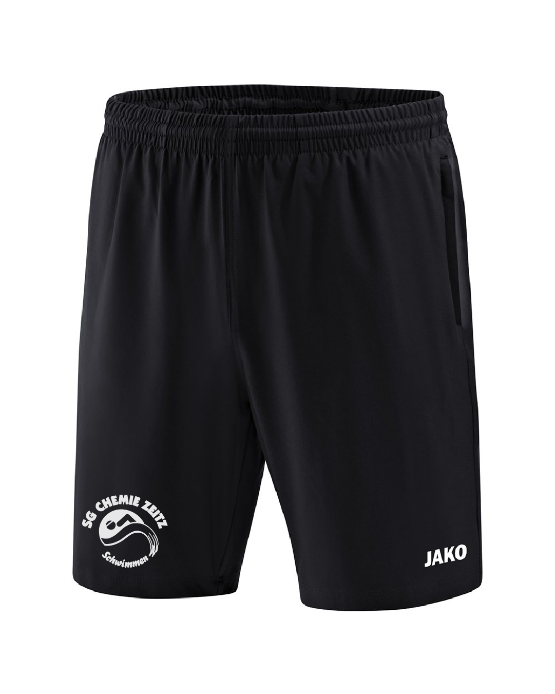 TF_SGCZ_KHose Kurze Trainingshose schwarz Erwachsene & Kids | SG Chemie Zeitz