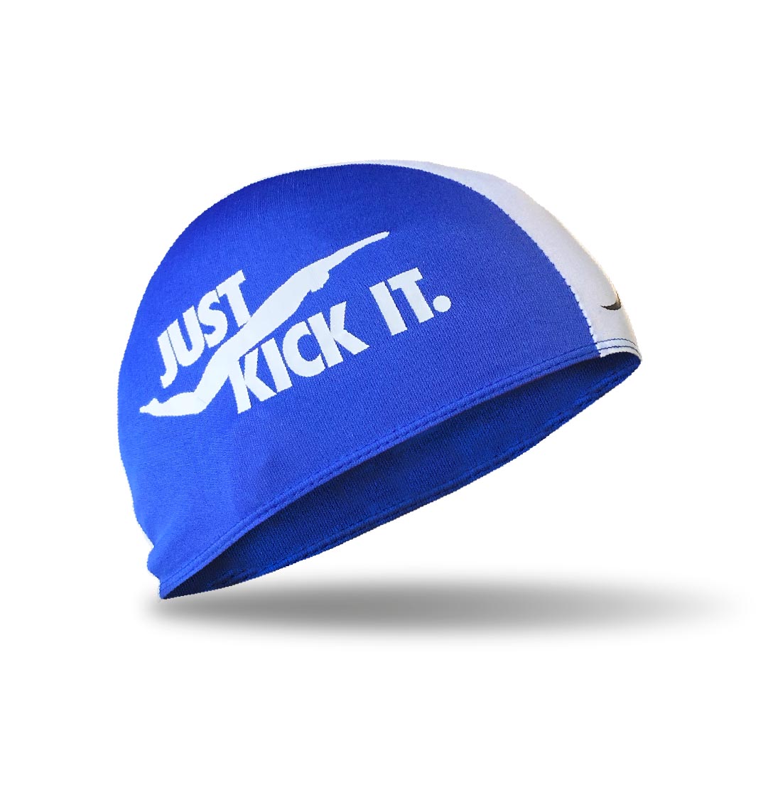 Just Kick It | Retro Badekappe