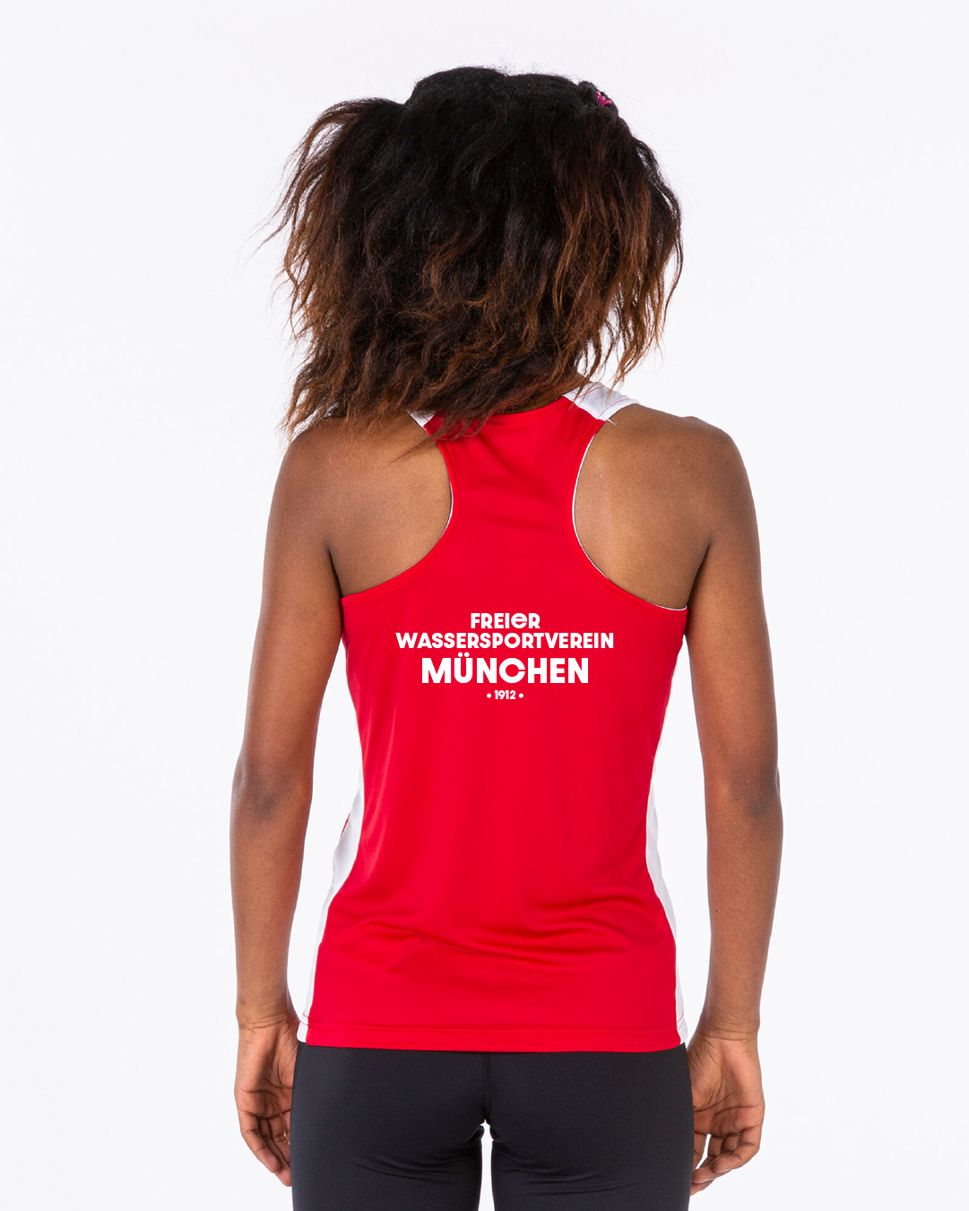 Funktions-Tanktop rot, Damen | Freier Wassersportverein München