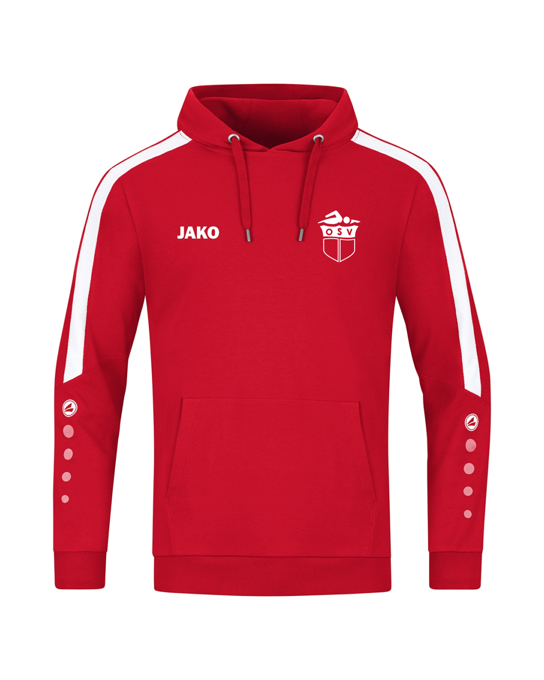 Hoodie Jako rot, Erwachsene & Kids | Oldenburger Schwimmverein Hoodie Jako rot, Erwachsene & Kids | Oldenburger Schwimmverein