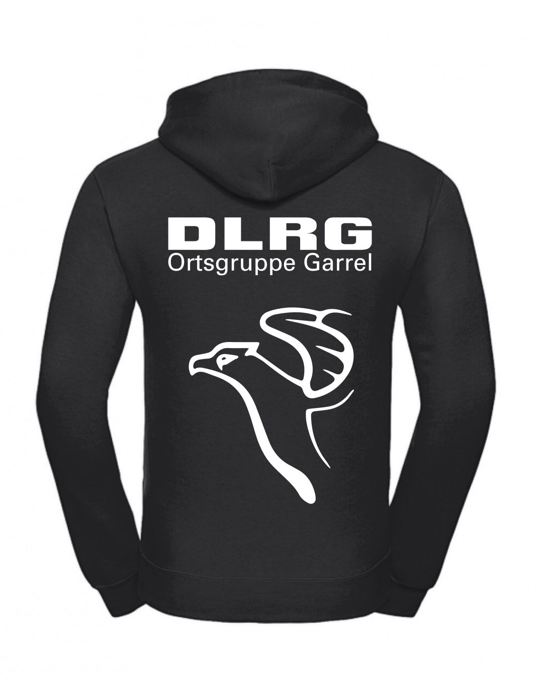 Hoodie schwarz, Erwachsene & Kids | DLRG Garrel