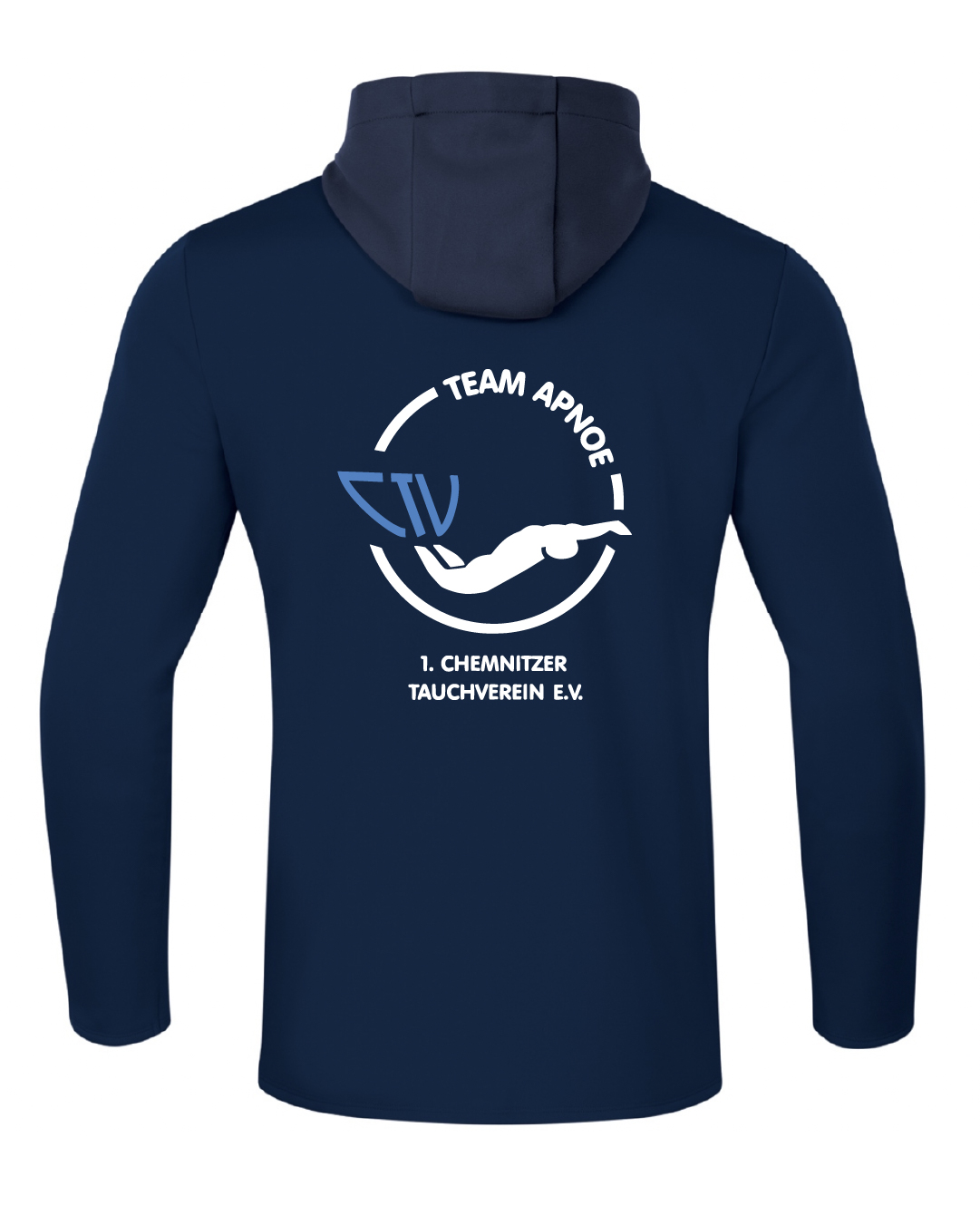 TF_CTV_AP__KJacke_rs Team Apnoe Kapuzenjacke Erwachsene und Kids | 1. Chemnitzer Tauchverein e.V.