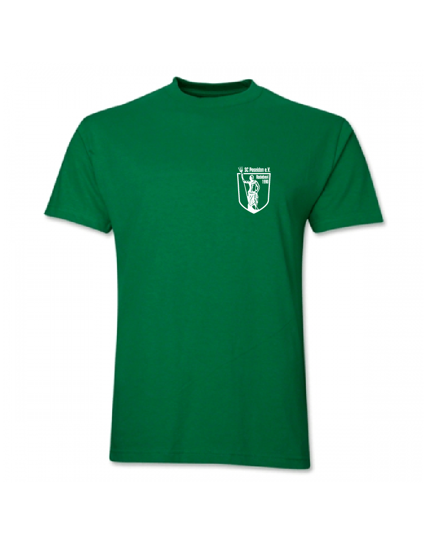 TF_SCPR_Shirt_1 Baumwollshirt Erwachsene & Kids grün | SC Poseidon Radebeul