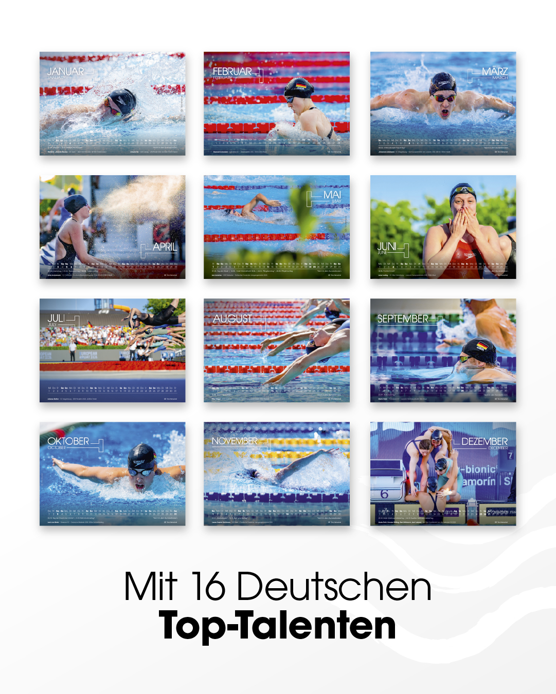 Der Schwimm-Kalender 2026 | Limitierte Auflage Der Schwimm-Kalender 2026 | Limitierte Auflage