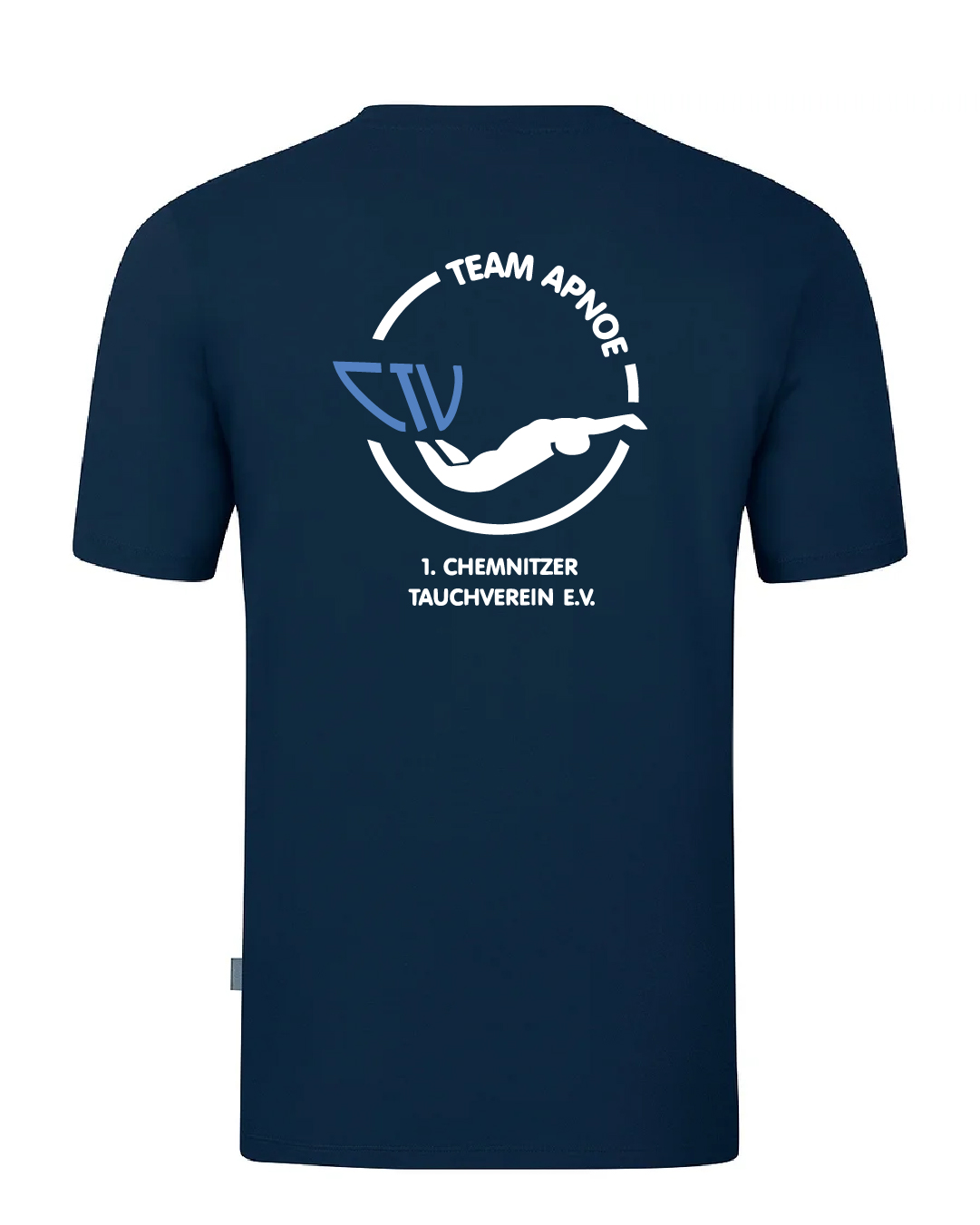 Team Apnoe Baumwollshirt, Damen, Herren, Kids | 1. Chemnitzer Tauchverein e.V.