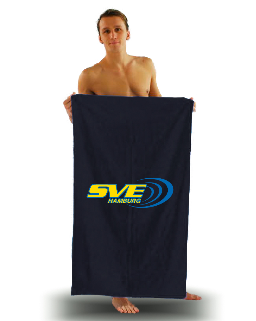 TF_SVEH_Handtuch Mikrofaserhandtuch schwarz | SVE Hamburg
