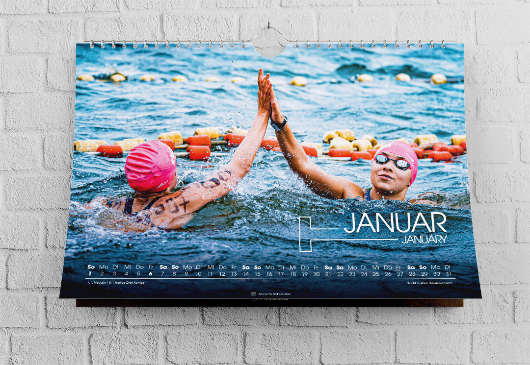 Der Schwimm-Kalender 2023 - Limitierte Auflage!