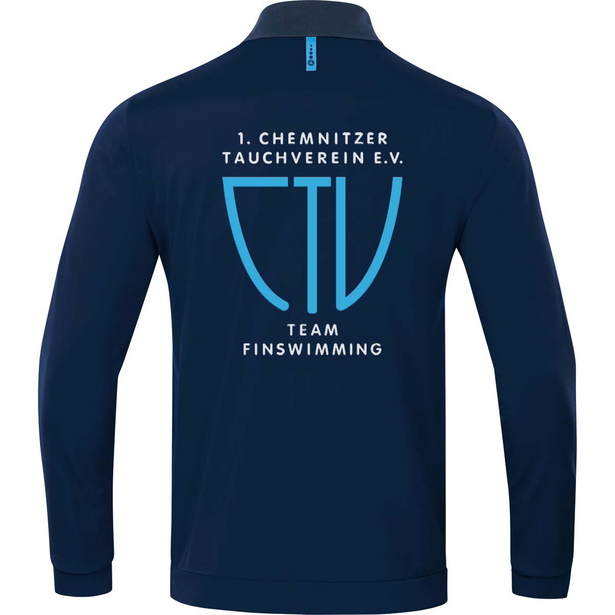 TF_CTV_Jacke_hinten Sportjacke Erwachsene und Kids | 1. Chemnitzer Tauchverein e.V.