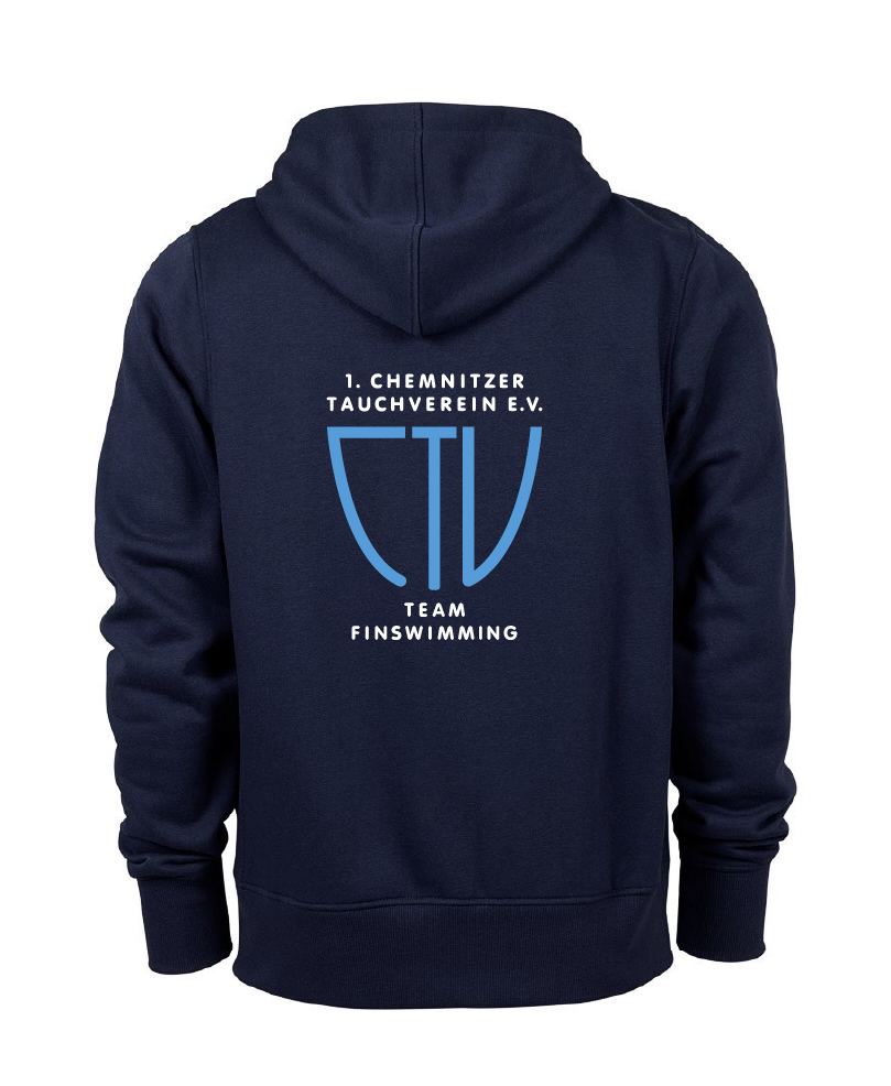 Teamhoodie, Herren & Kids | 1. Chemnitzer Tauchverein