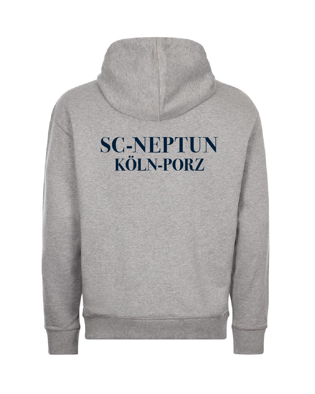 TF_SCNK_Hoodie_rs Hoodie grau Erwachsene und Kids | SC Neptun Köln-Porz