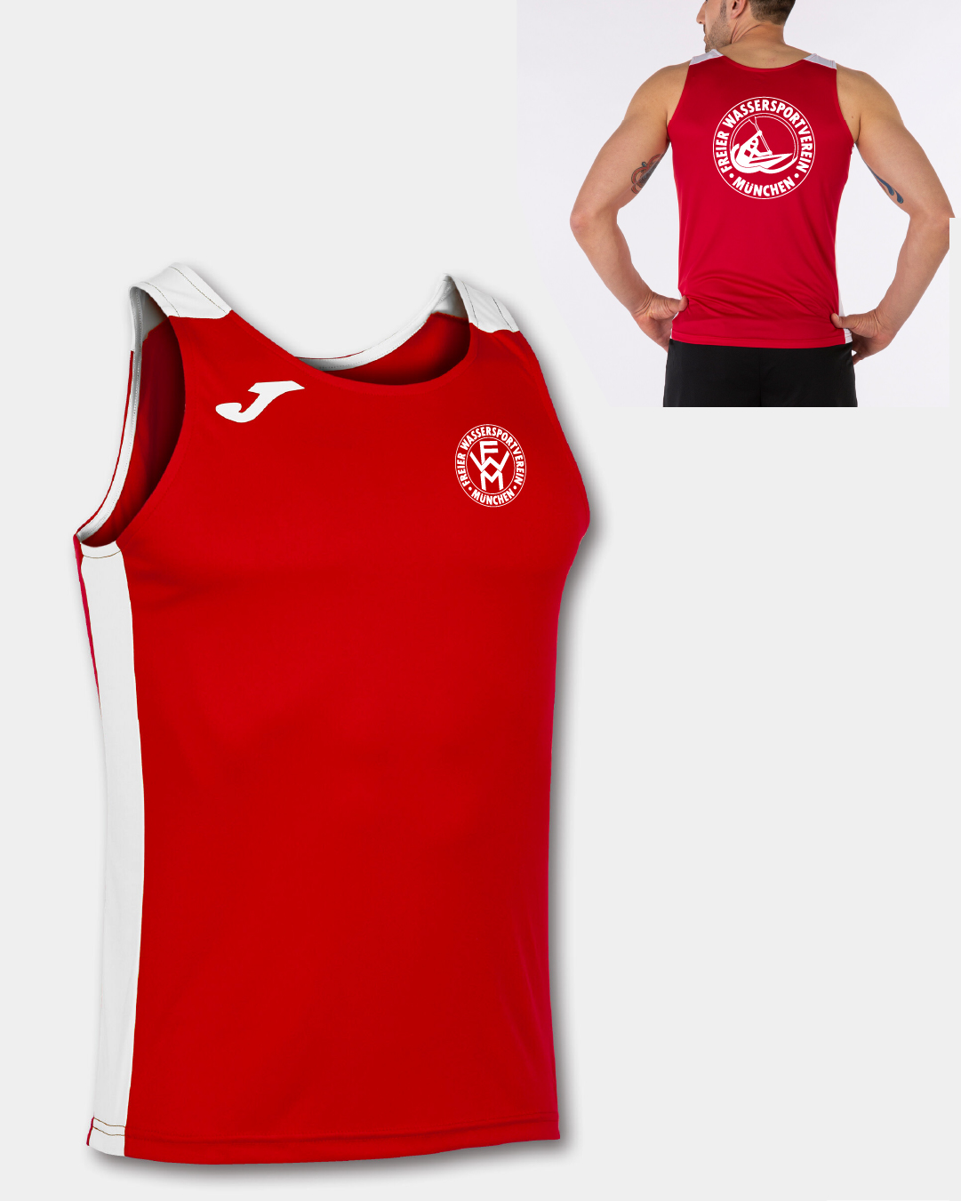 Funktions-Tanktop rot, Erwachsene & Kids | Freier Wassersportverein München Funktions-Tanktop rot, Erwachsene & Kids | Freier Wassersportverein München