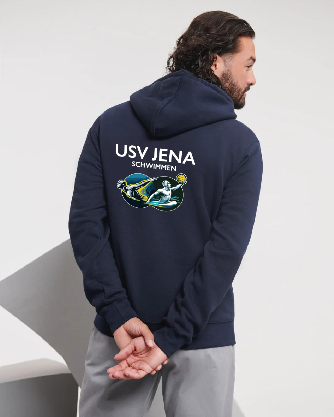 Kapuzenjacke navy Erwachsene und Kids | USV Jena