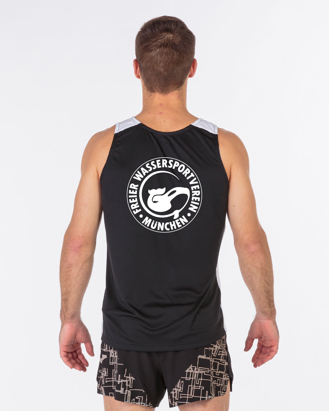 Funktions-Tanktop schwarz, Erwachsene & Kids | Freier Wassersportverein München